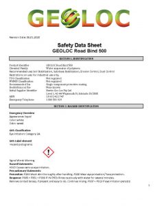 GEOLOC-Road-Bind-500 SDS